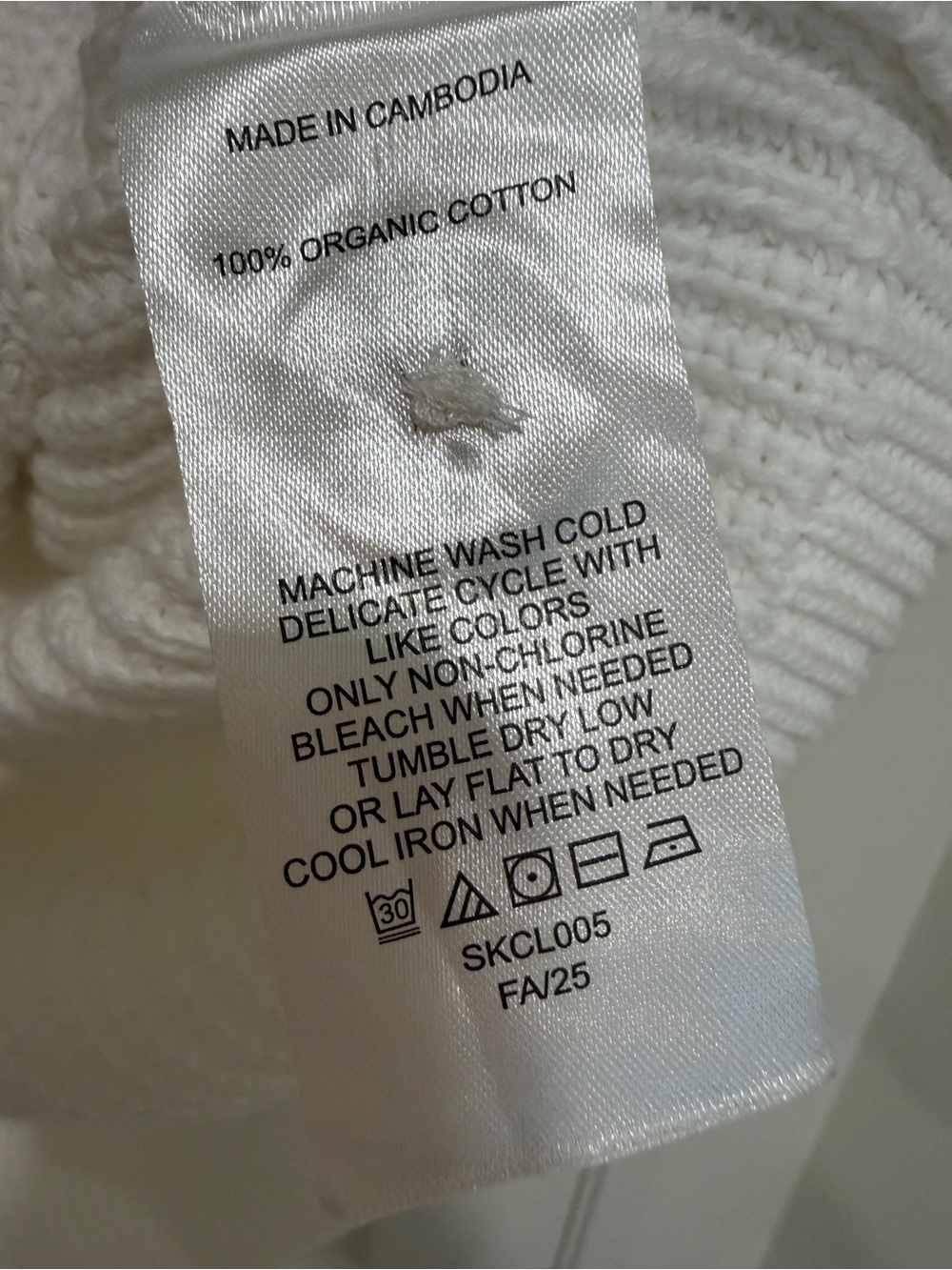 Quince Ivory Oversized Boyfriend Cardigan Size M Organic Cotton - Picture 5 of 6